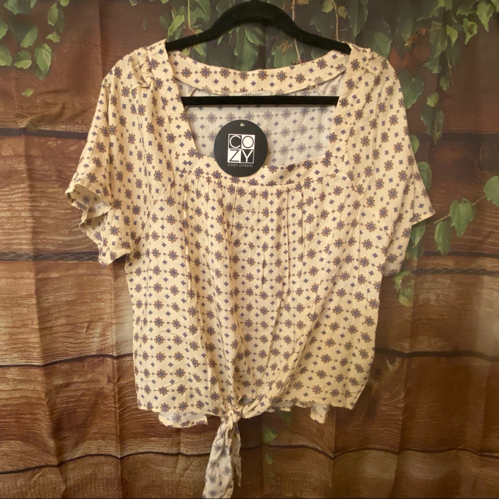 🆕 s/s Cozy Casual Blouse